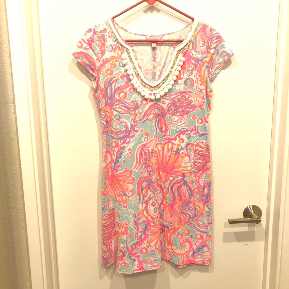 Lilly Pulitzer embroidered dress